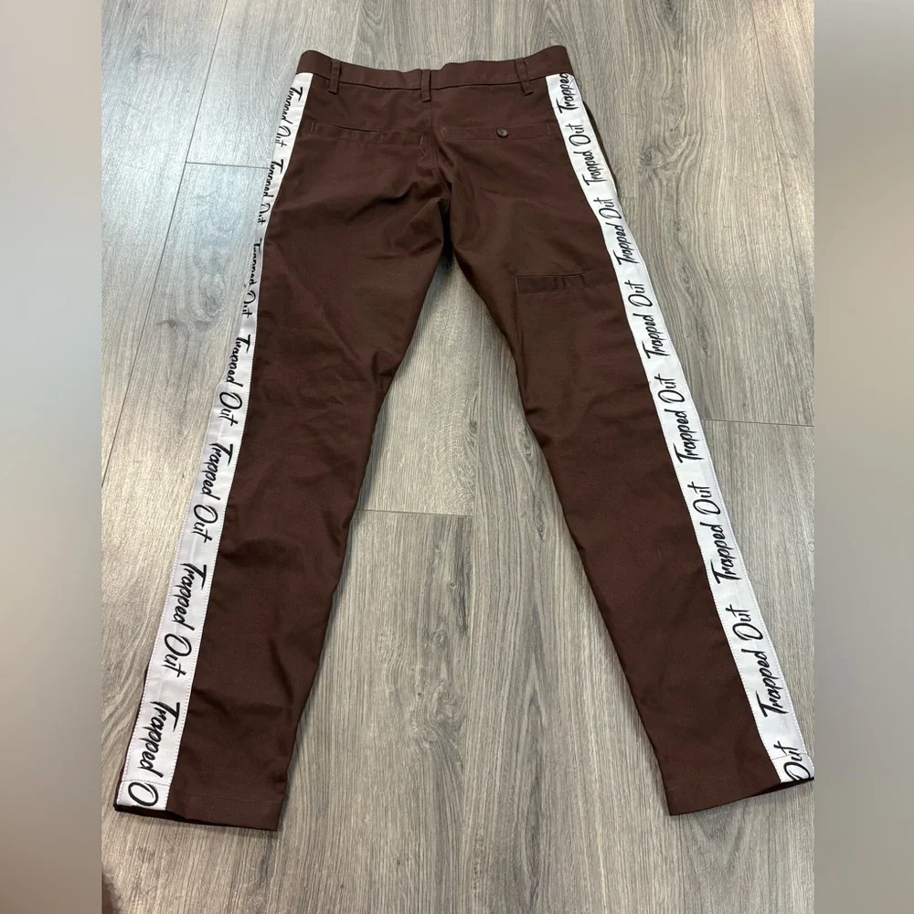 Classic Men's Brown Chinos - Picture 2 of 5